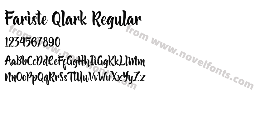 Fariste Qlark RegularPreview