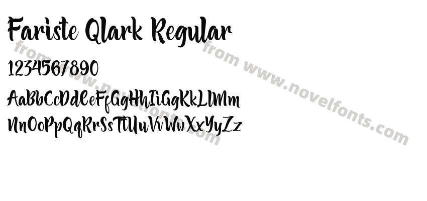 Fariste Qlark RegularPreview