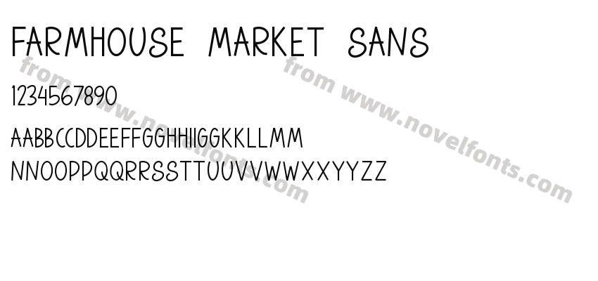 Farmhouse Market SansPreview
