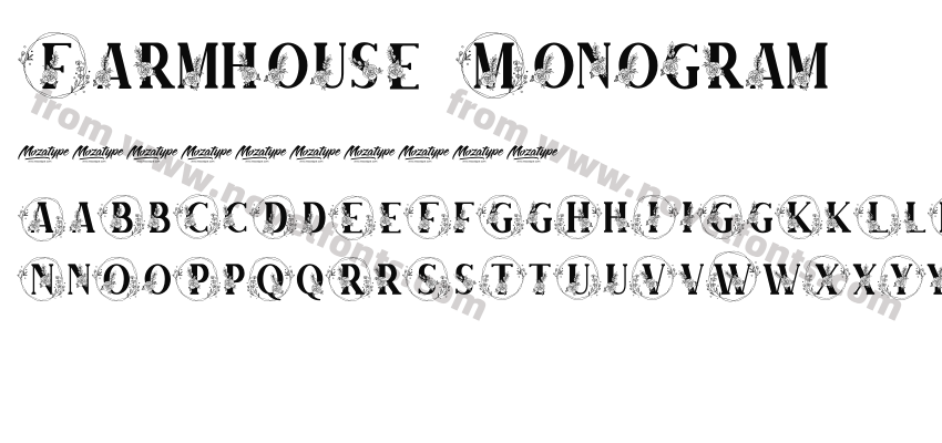 Farmhouse MonogramPreview