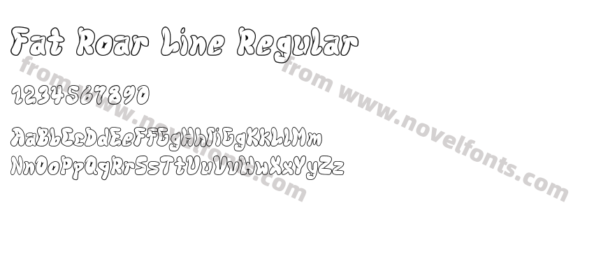Fat Roar Line RegularPreview