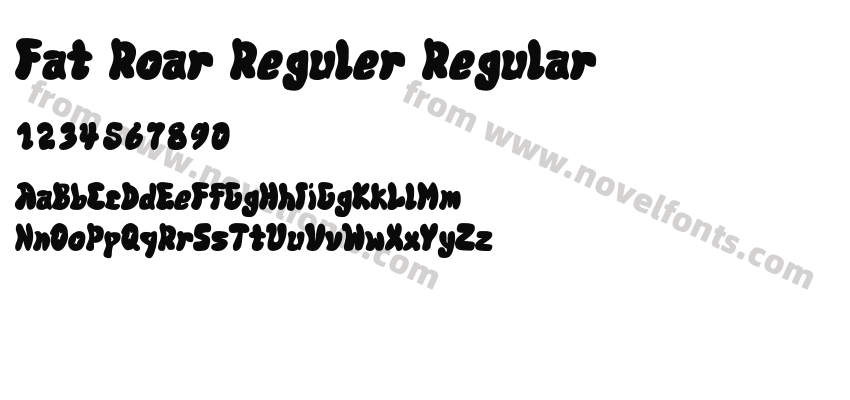 Fat Roar Reguler RegularPreview