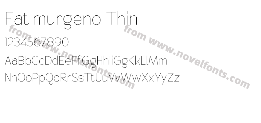 Fatimurgeno ThinPreview