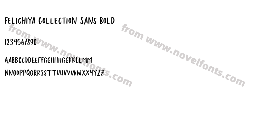 Felichiya Collection Sans BoldPreview