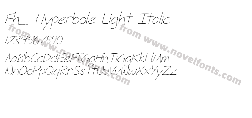 Fh_ Hyperbole Light ItalicPreview