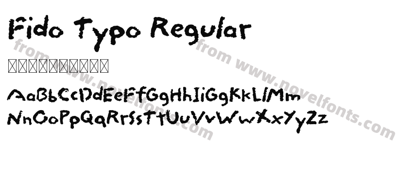Fido Typo RegularPreview