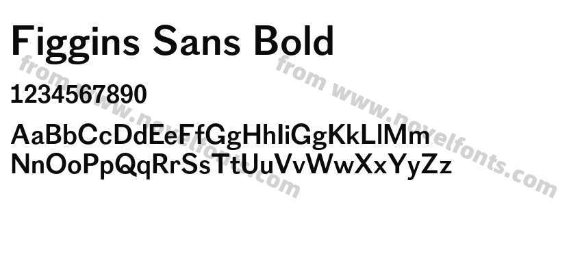 Figgins Sans BoldPreview