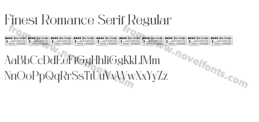 Finest Romance Serif RegularPreview