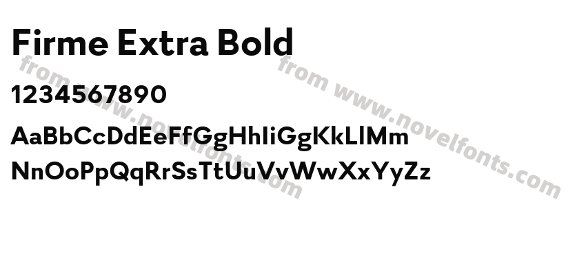 Firme Extra BoldPreview