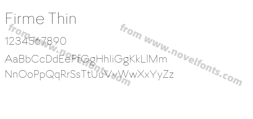 Firme ThinPreview