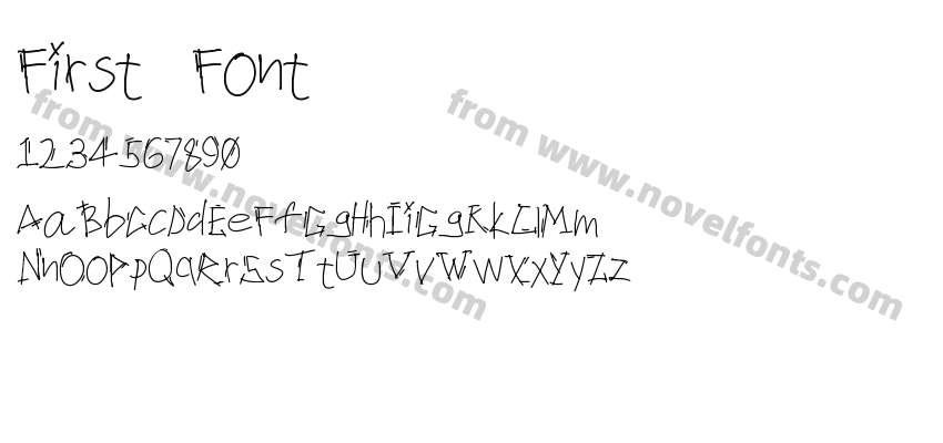 First FontPreview