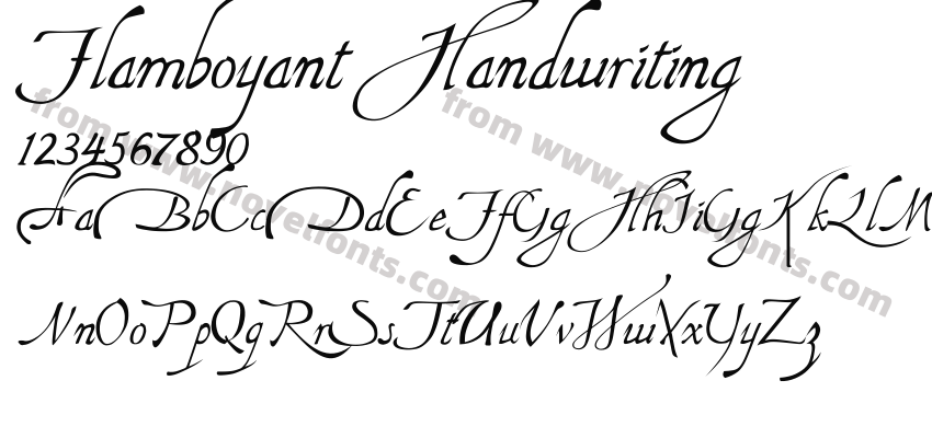 Flamboyant HandwritingPreview