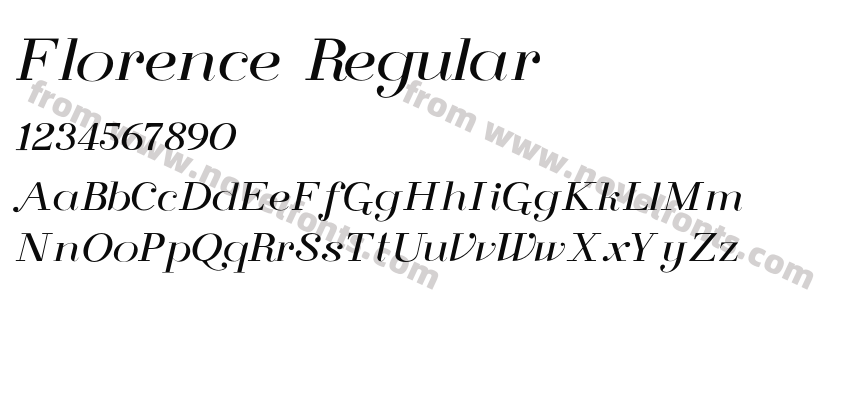 Florence RegularPreview