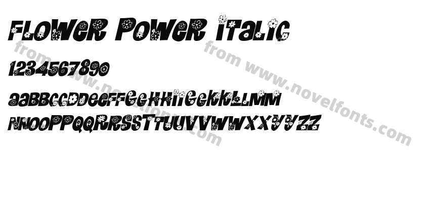 Flower Power ItalicPreview