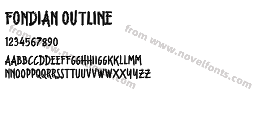 Fondian OutlinePreview