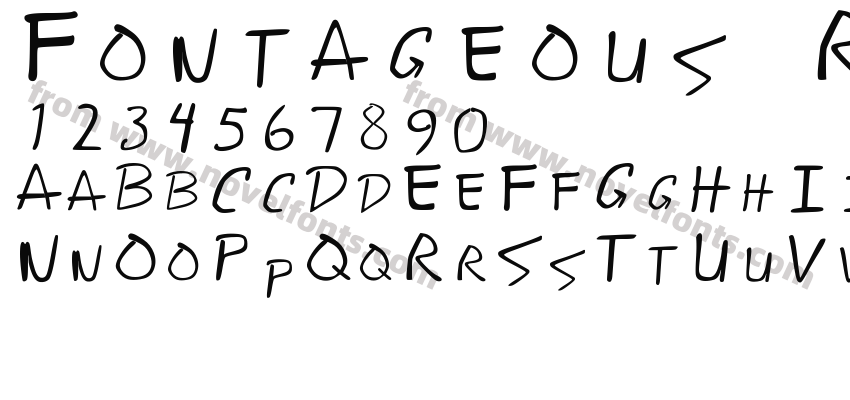 Fontageous RenditionPreview