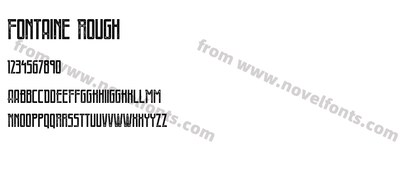 Fontaine RoughPreview