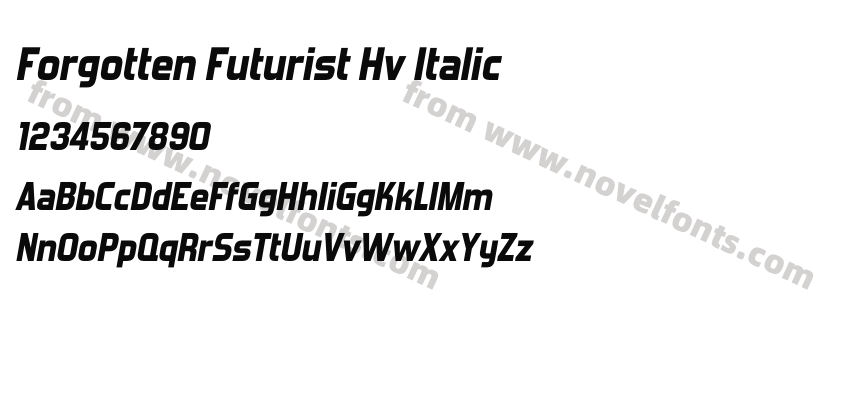 Forgotten Futurist Hv ItalicPreview