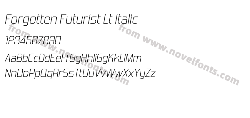 Forgotten Futurist Lt ItalicPreview