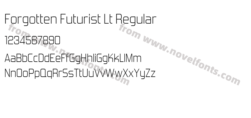 Forgotten Futurist Lt RegularPreview