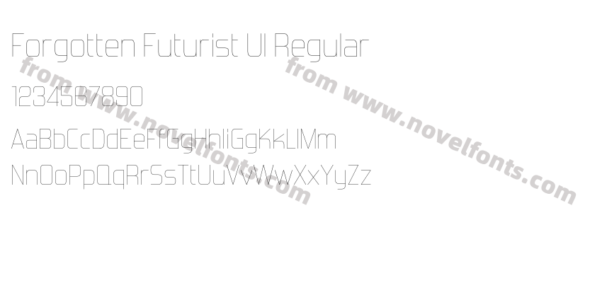 Forgotten Futurist Ul RegularPreview