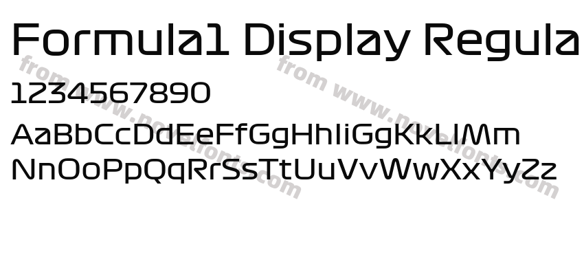 Formula1 Display RegularPreview