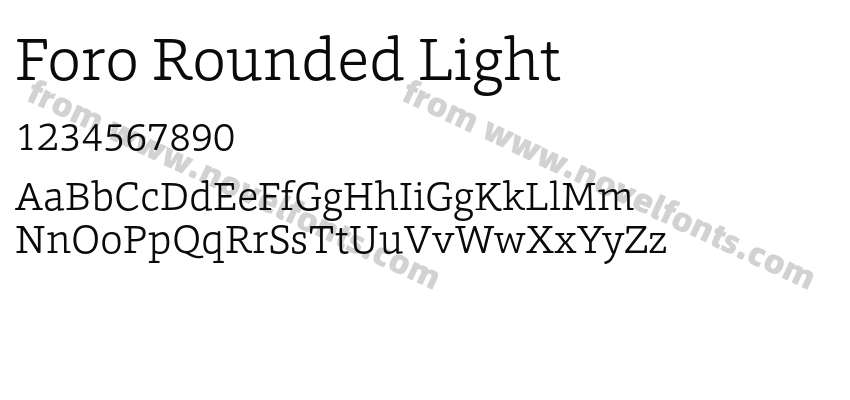 Foro Rounded LightPreview