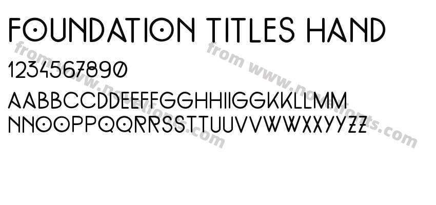 Foundation Titles HandPreview