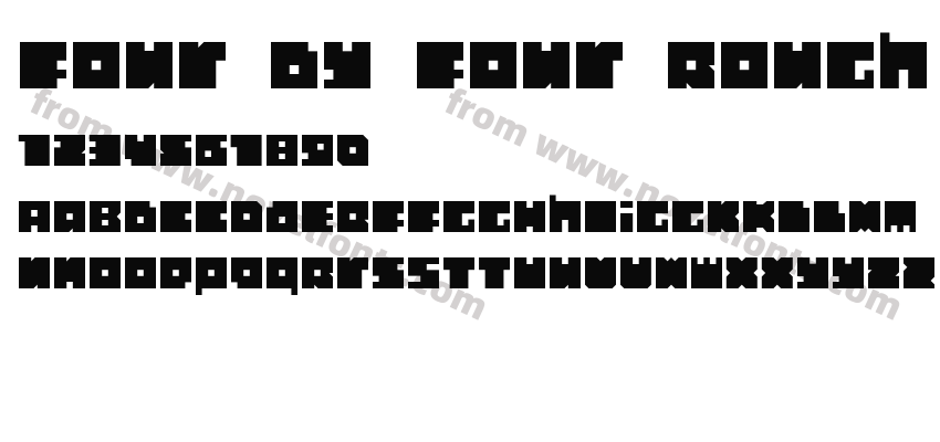 Four by Four Rough sawnPreview