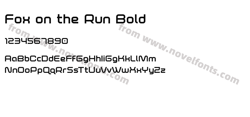 Fox on the Run BoldPreview