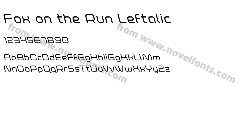 Fox on the Run LeftalicPreview