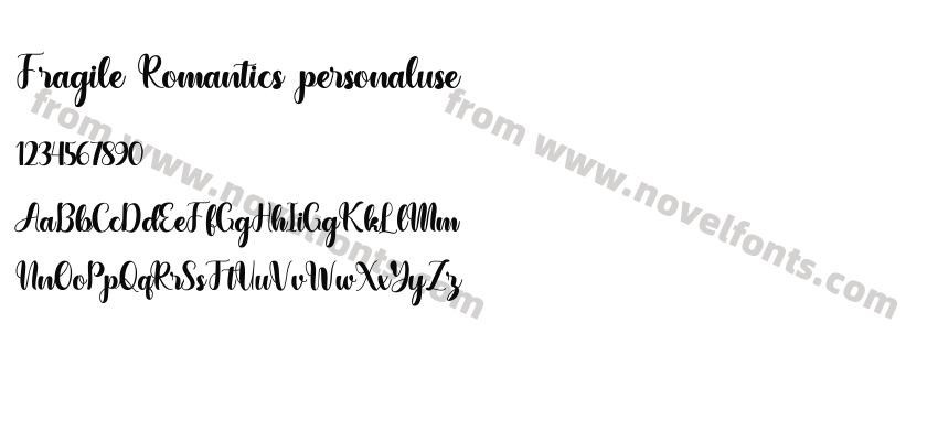 Fragile Romantics personalusePreview