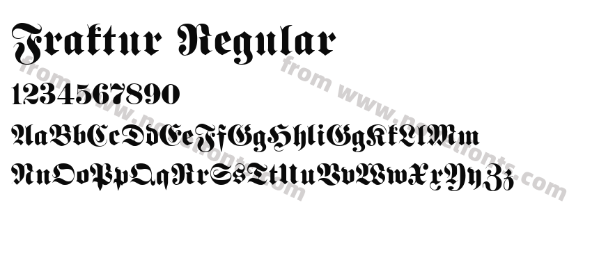 Fraktur RegularPreview