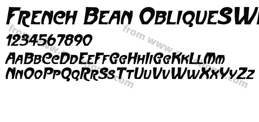 French Bean ObliqueSWFTEPreview
