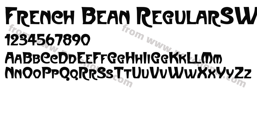 French Bean RegularSWFTEPreview