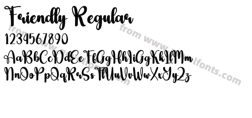 Friendly RegularPreview