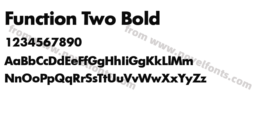 Function Two BoldPreview