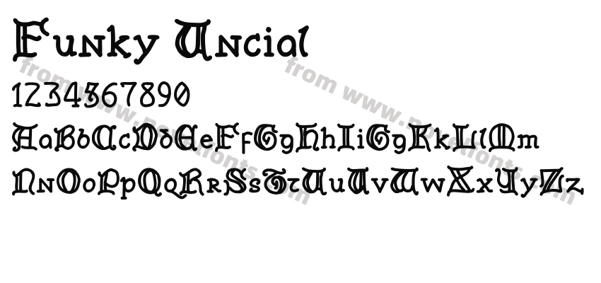 Funky UncialPreview