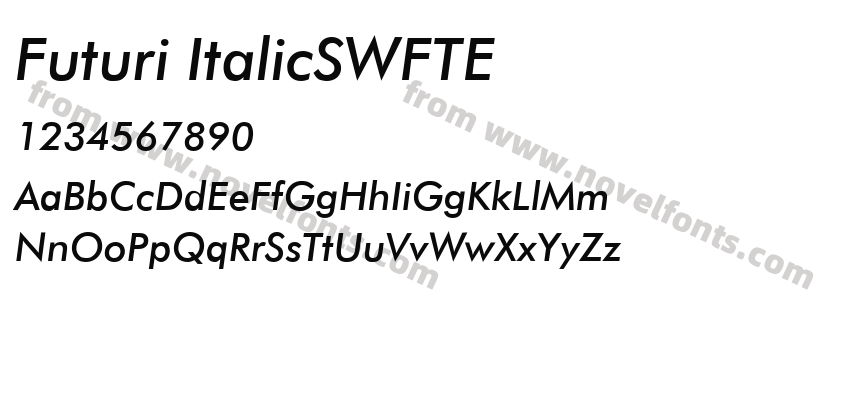 Futuri ItalicSWFTEPreview