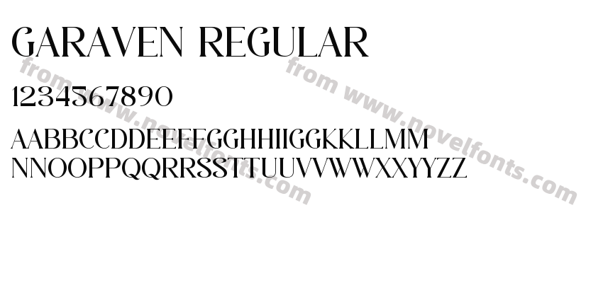 GARAVEN RegularPreview