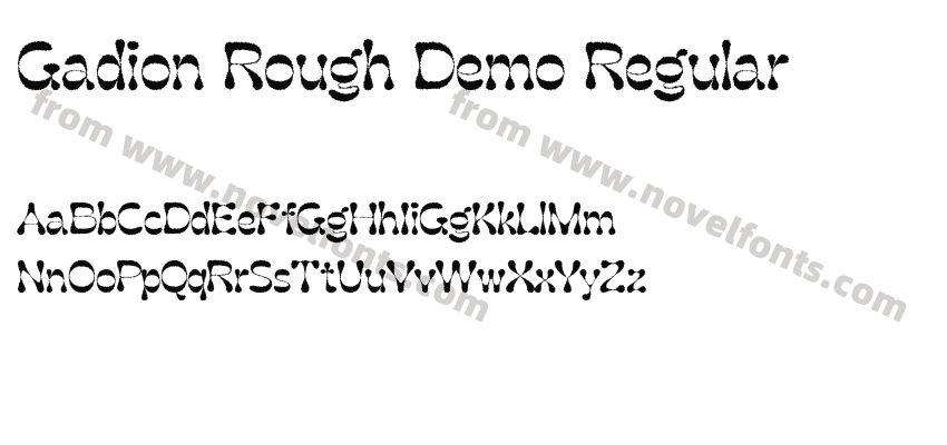 Gadion Rough Demo RegularPreview