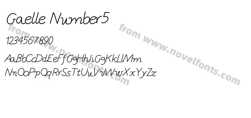 Gaelle Number5Preview