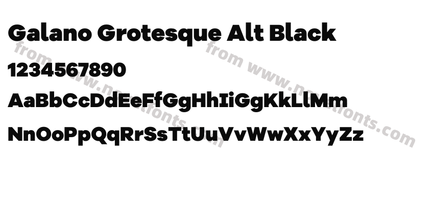 Galano Grotesque Alt BlackPreview