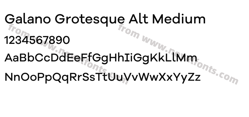 Galano Grotesque Alt MediumPreview