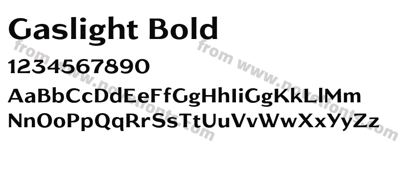 Gaslight BoldPreview