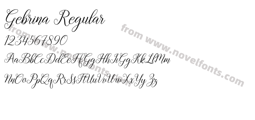 Gebrina RegularPreview