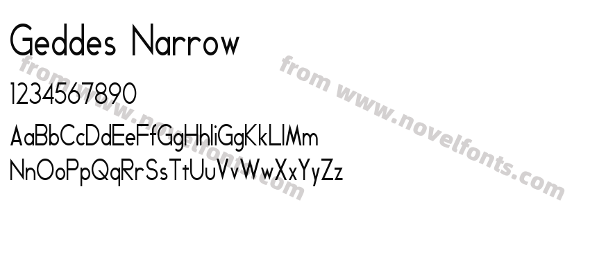 Geddes NarrowPreview