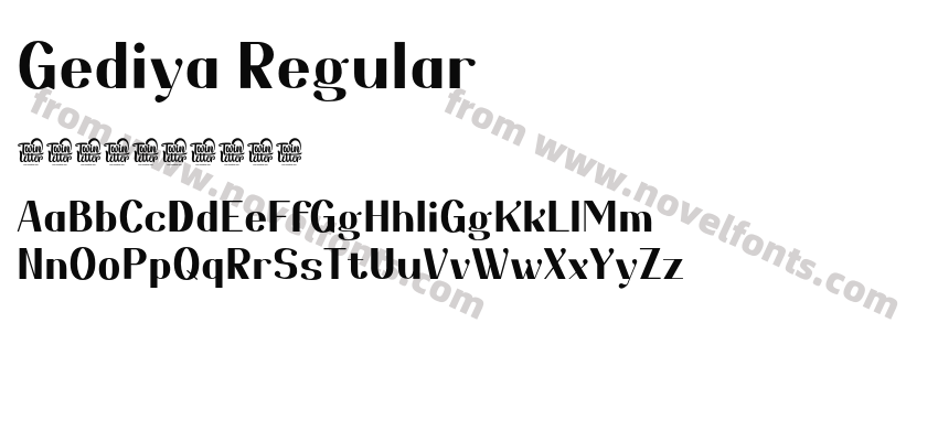 Gediya RegularPreview