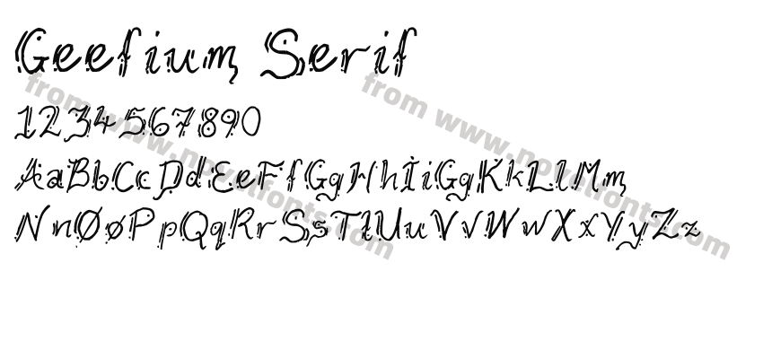 Geefium SerifPreview