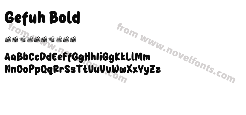 Gefuh BoldPreview